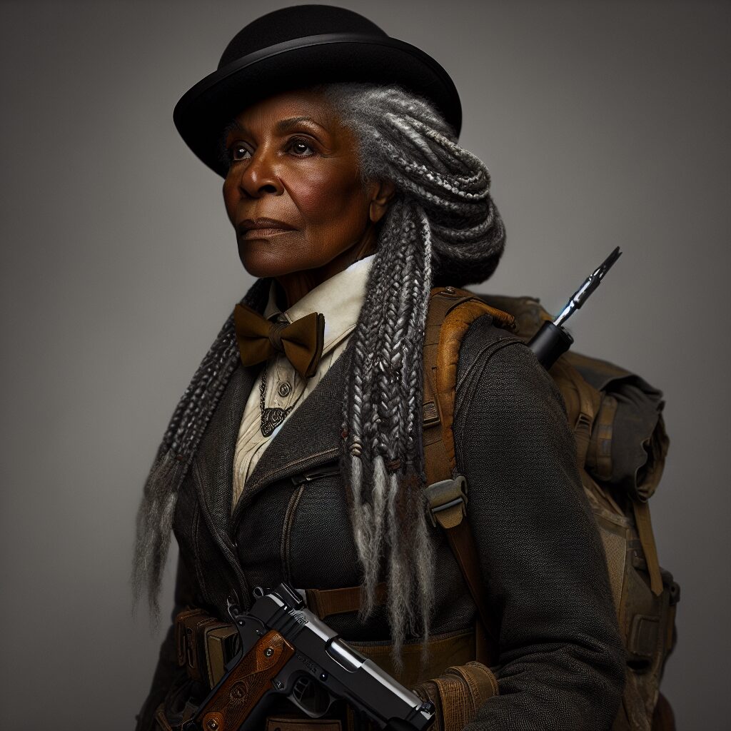 Lore Vault | the preacher grimdark fantasy character art | JG Backus Female Led Grimdark Epic Science Fantasy Ruin