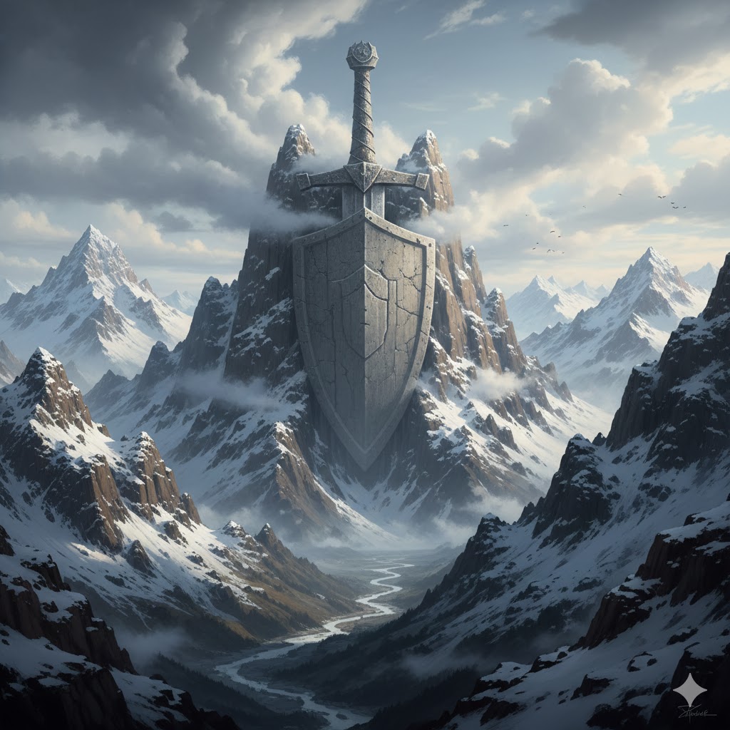 Home | minatos watch mountain fortress illustration | JG Backus minatos watch mountain fortress illustration - Grimdark Dark Fantasy